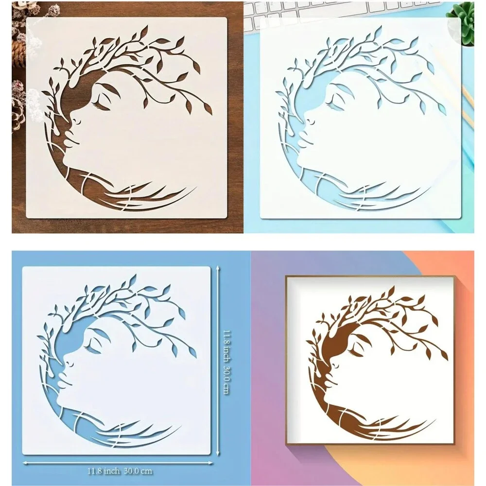 Black History Month Stencil, African Woman, Classroom DIY Project